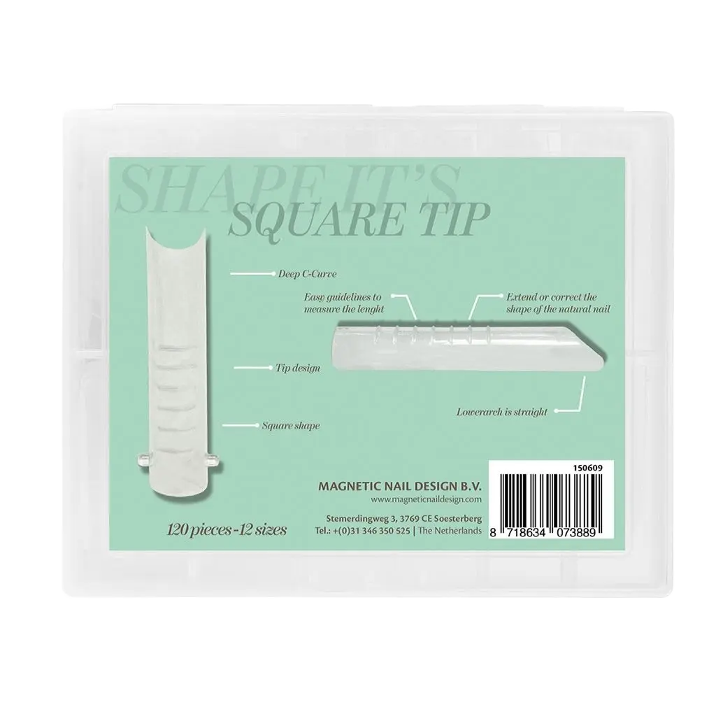 Shape It's Square Tip achterkant