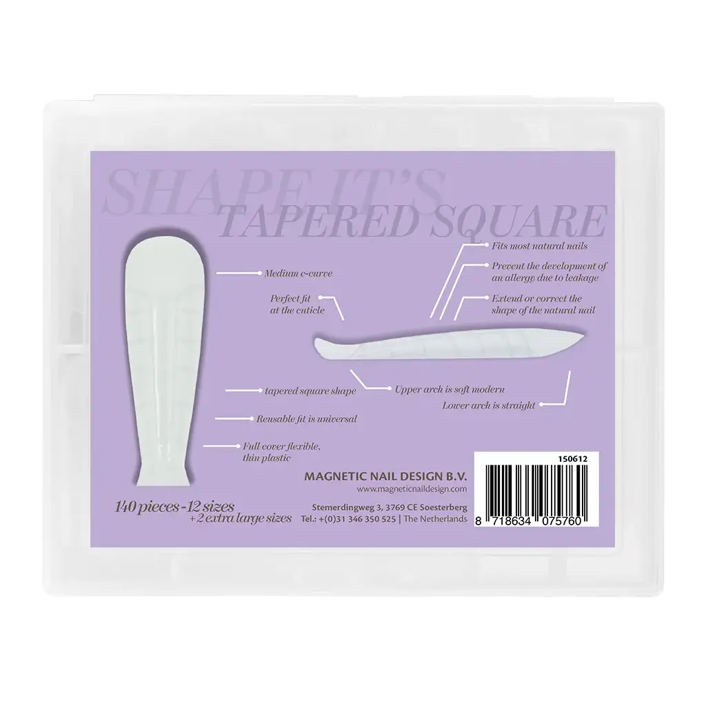 Shape It’s Universal Tapered Square achterkant