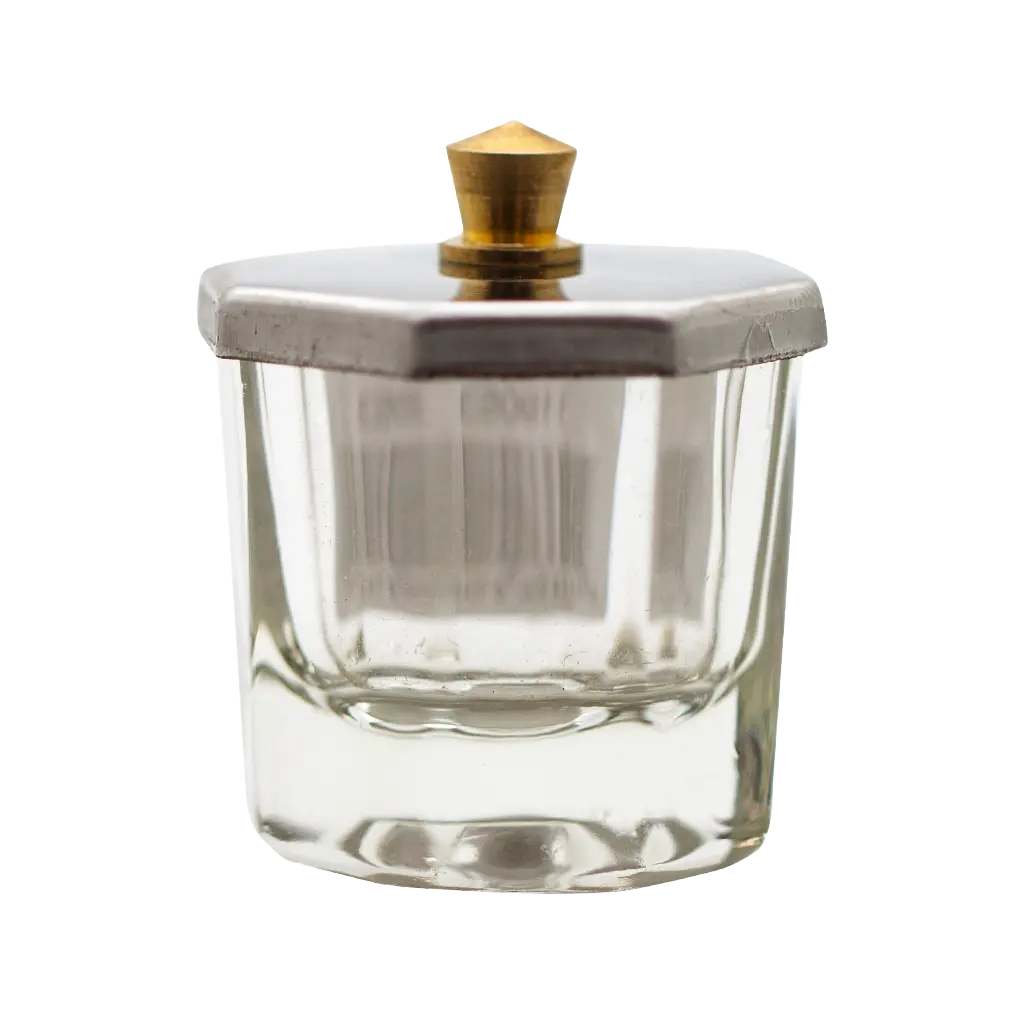 Small Glass Dappendish with Lid