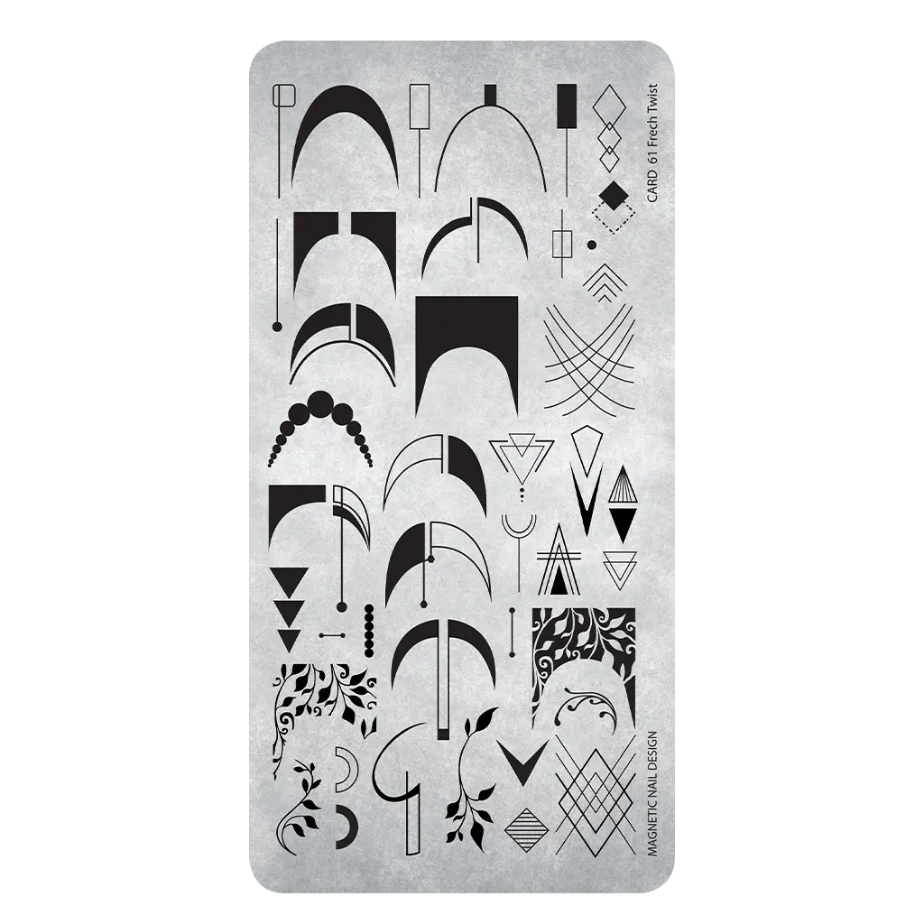 Stampingplate 61 French Twist