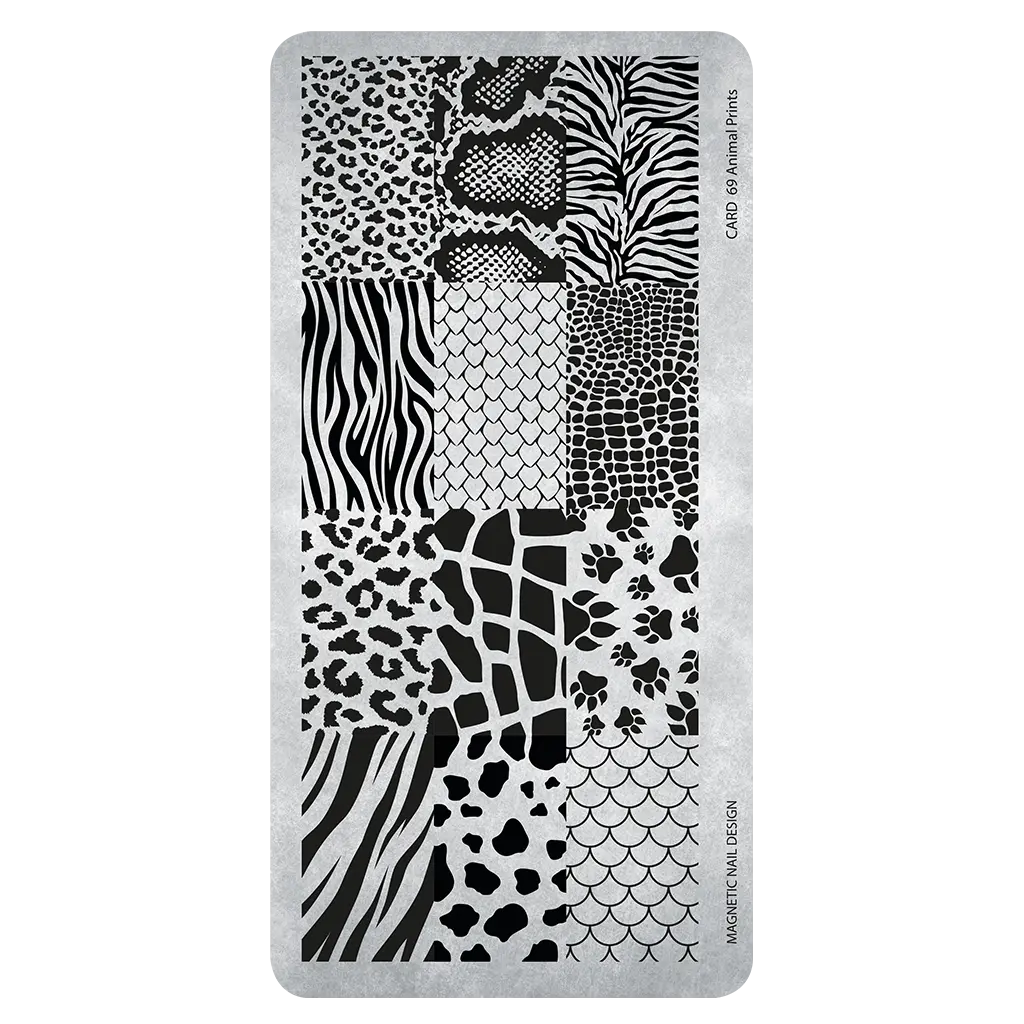 Stampingplate 69 Animal Prints