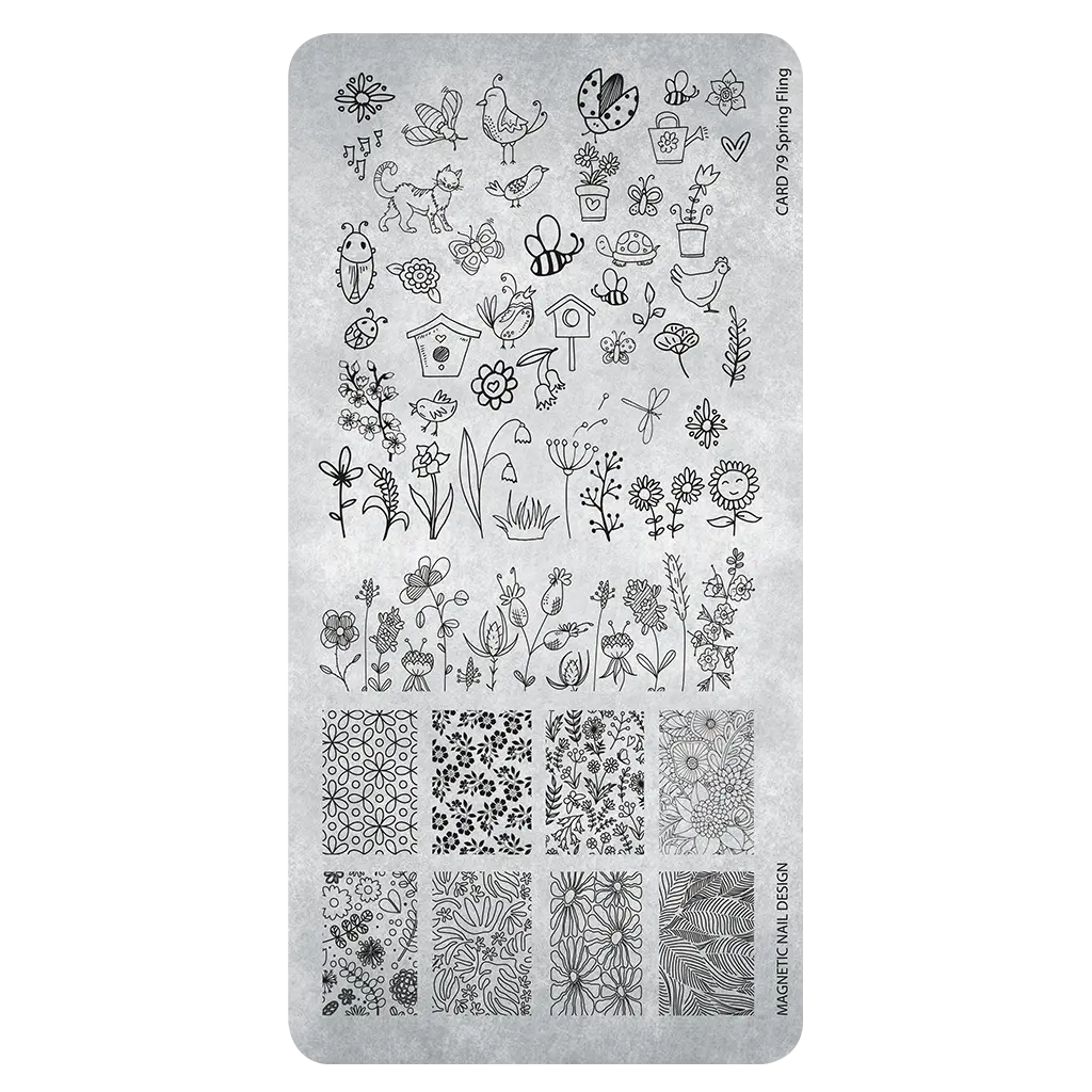 Stampingplate 79 Spring Fling