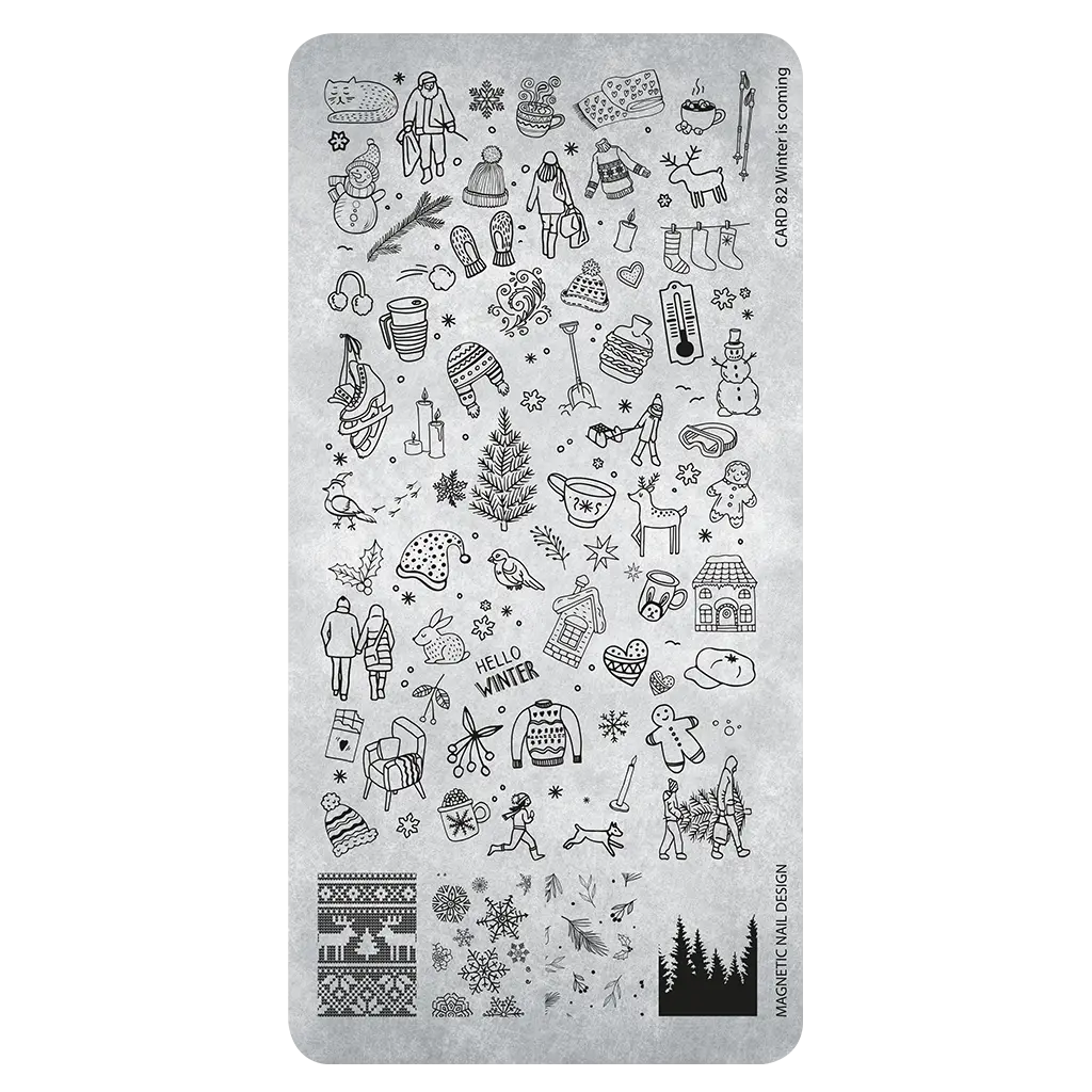 Stampingplate 82 Winter is Coming