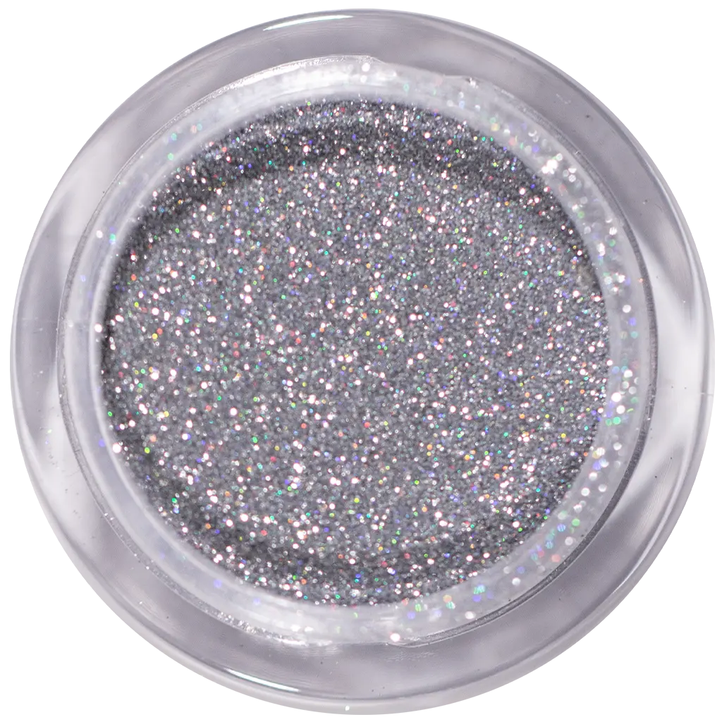 Starburst Glitter Silver potje