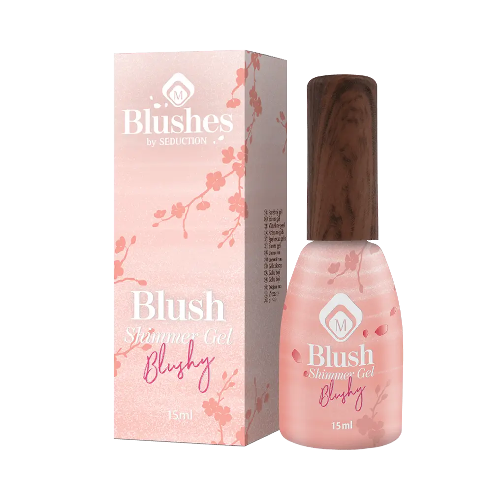 Blush Shimmers - Blush Blushy BIAB nagelgel flesje met doosje