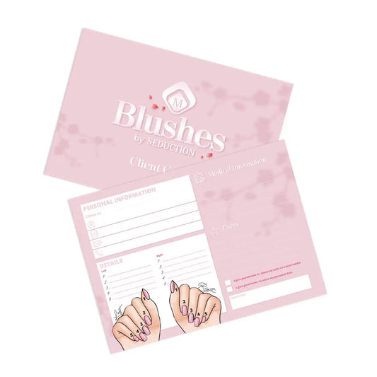 Blush Client Cards - Praktische nagelsalon klantenkaarten