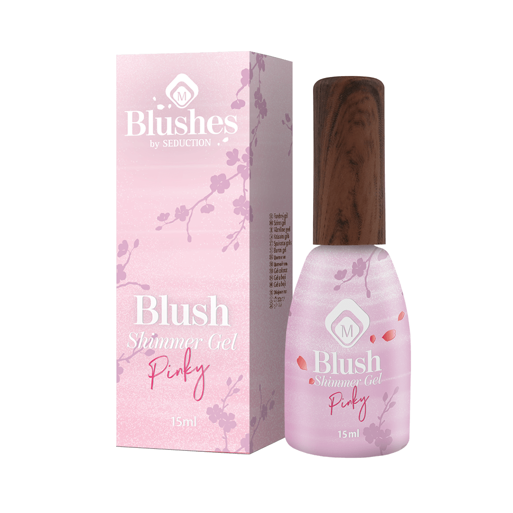 Blush Shimmers - Blush Pinky BIAB nagelgel flesje met doosje