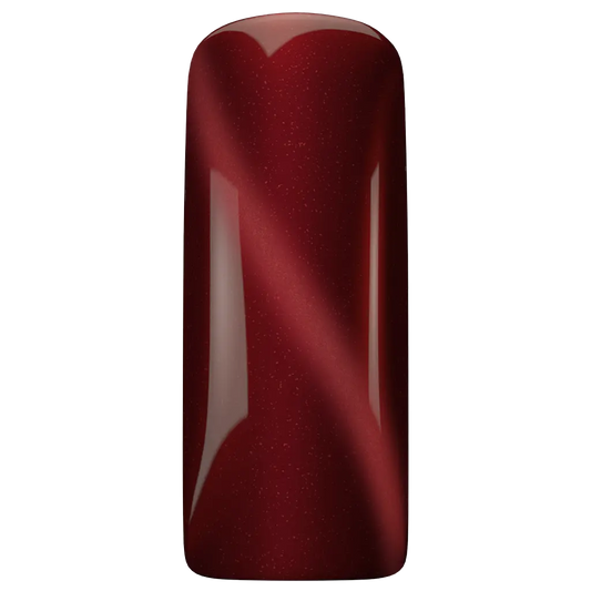 Gelpolish - Cat Eye - Ruby kleur op tip