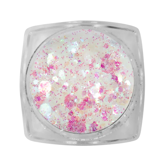 Clear Inlay Pink-Green