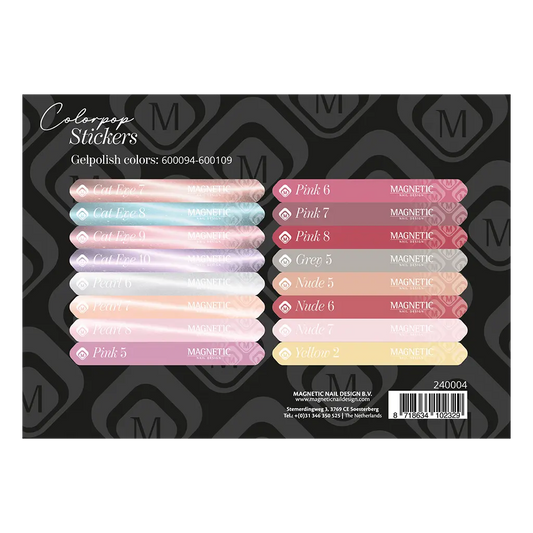 Colorpop Stickervel Gelpolish 600094 t/m 600109