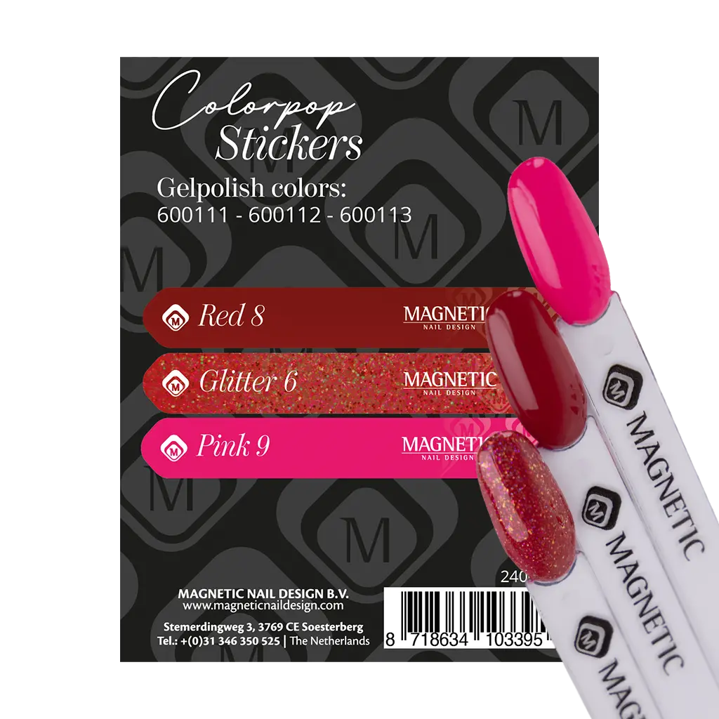 Colorpop Stickervel Gelpolish 600111 t/m 600113