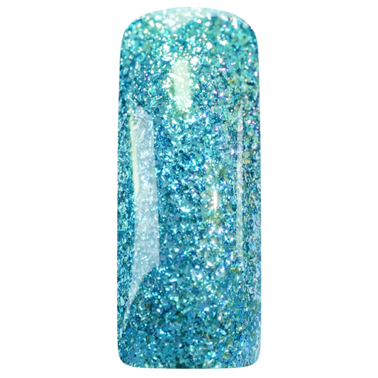 Gelpolish Blue Bubbles kleur op tip