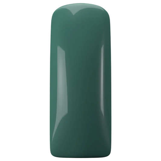 Gelpolish Pale Petrol kleur op tip