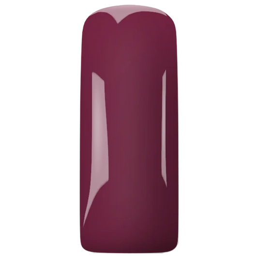 Gelpolish Passionate Plum kleur op tip