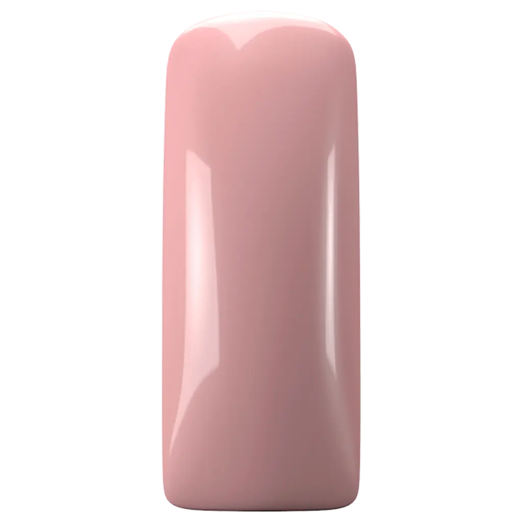 Gelpolish Pink Cream kleur op tip