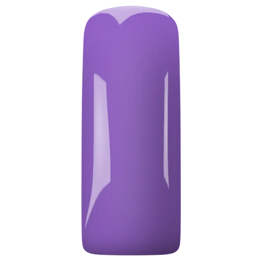 Gelpolish Pow Purple kleur op tip