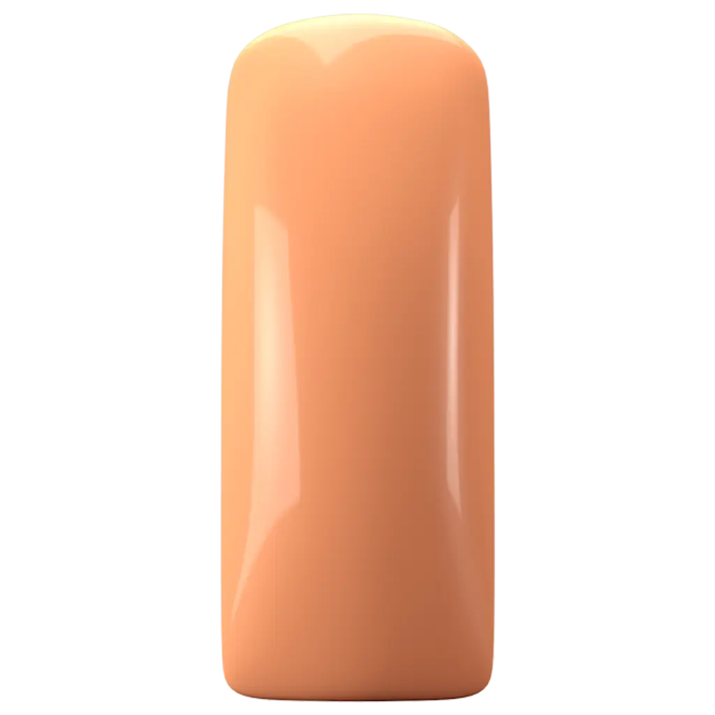 Gelpolish Sweet Orange kleur op tip