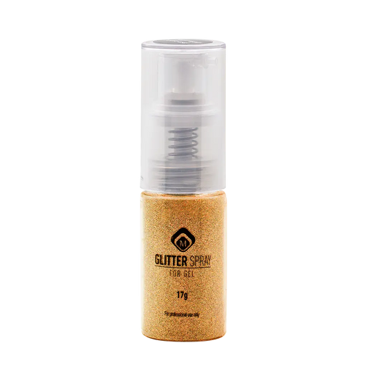 Glitter Spray Ochre Gold