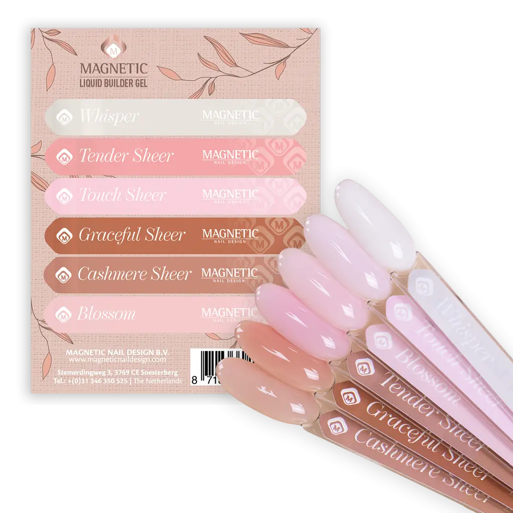 Liquid Builder Stickervel 104700 t/m 104705