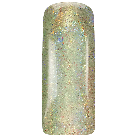 Magnetic Chrome Sparkle Light Gold kleur op tip