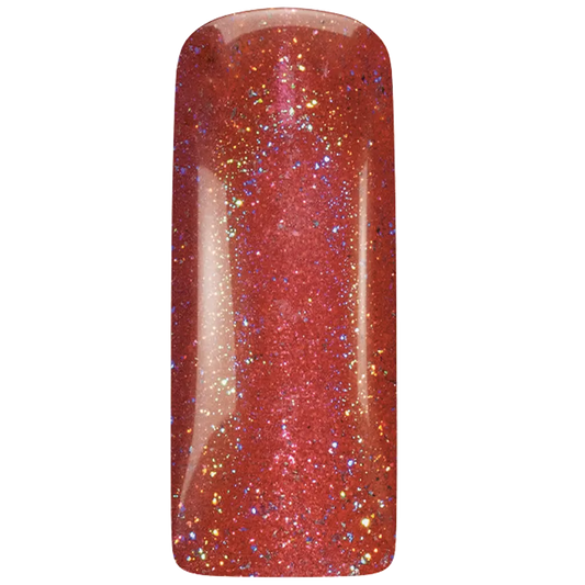 Magnetic Chrome Sparkle Red kleur op tip