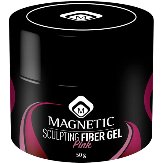 Magnetic Sculpting Fiber Gel Pink 50gr potje