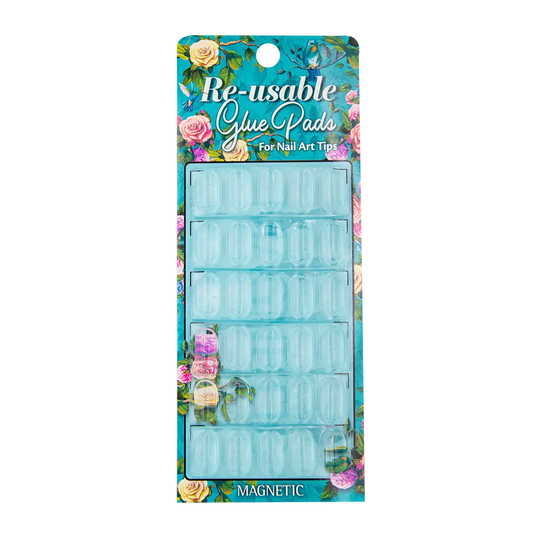 Re-usable Glue Pads for Nail Art Tips