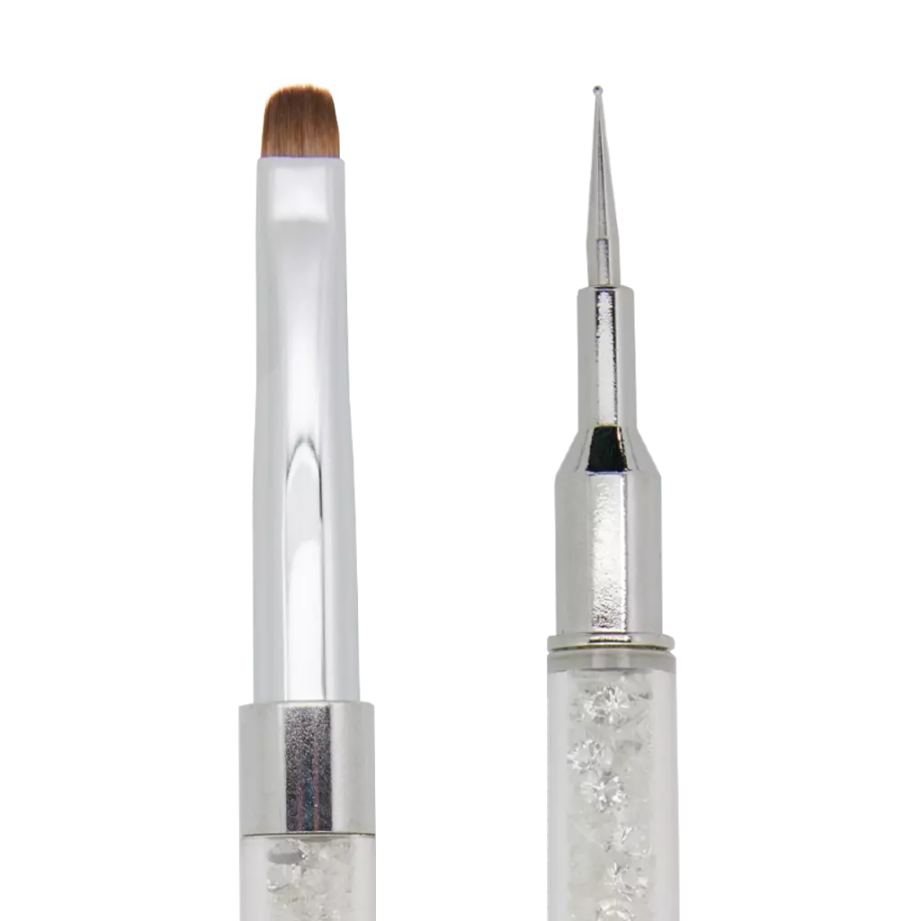 Rhinestone Pigment Brush and Dotting Tool details