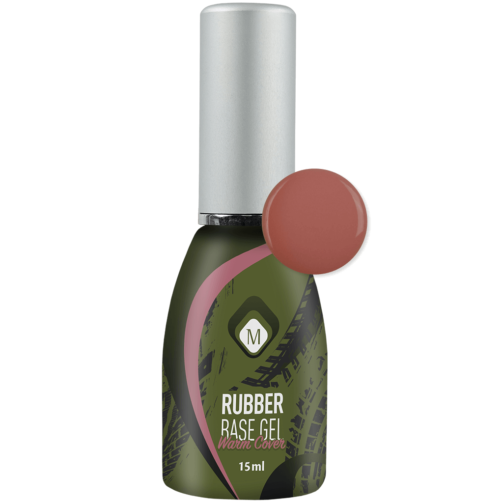 Rubber Base Gel - Warm Cover flesje met kleur