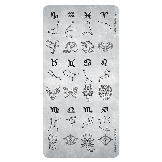 Stamping Plate 67 Zodiac Sign