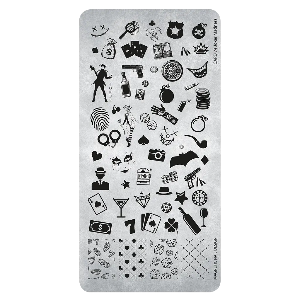 Stampingplate 74 Joker Madness