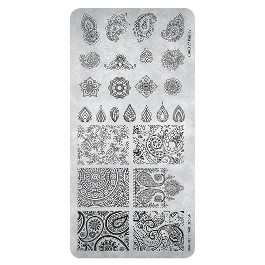 Stampingplate 77 Paisley