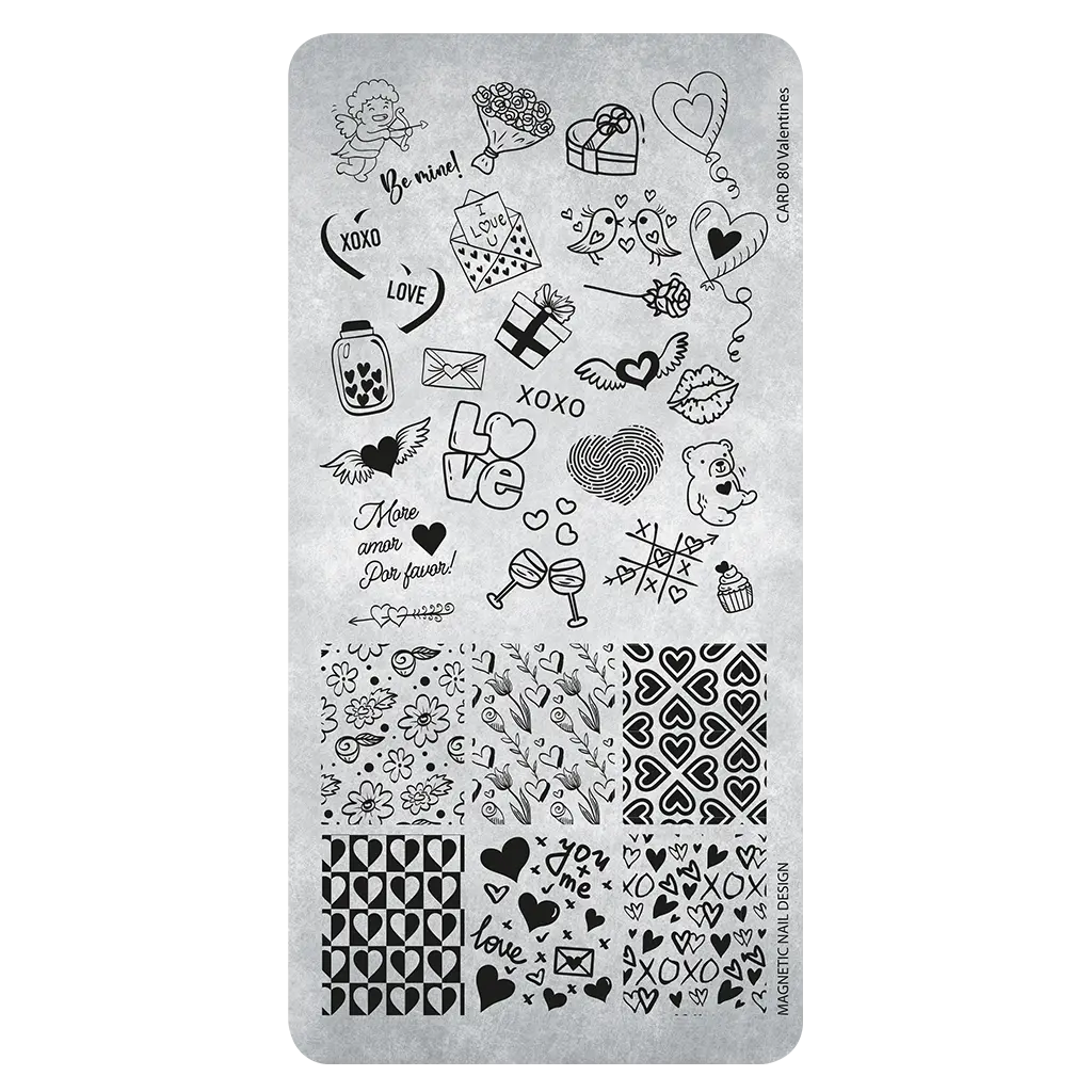 Stampingplate 80 Valentines