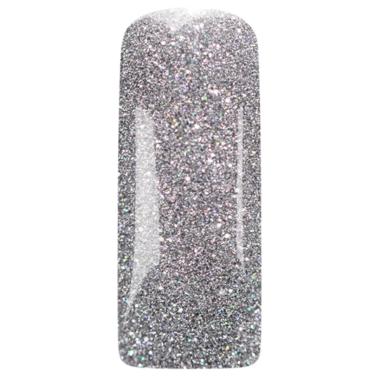 Starburst Glitter Silver kleur op tip